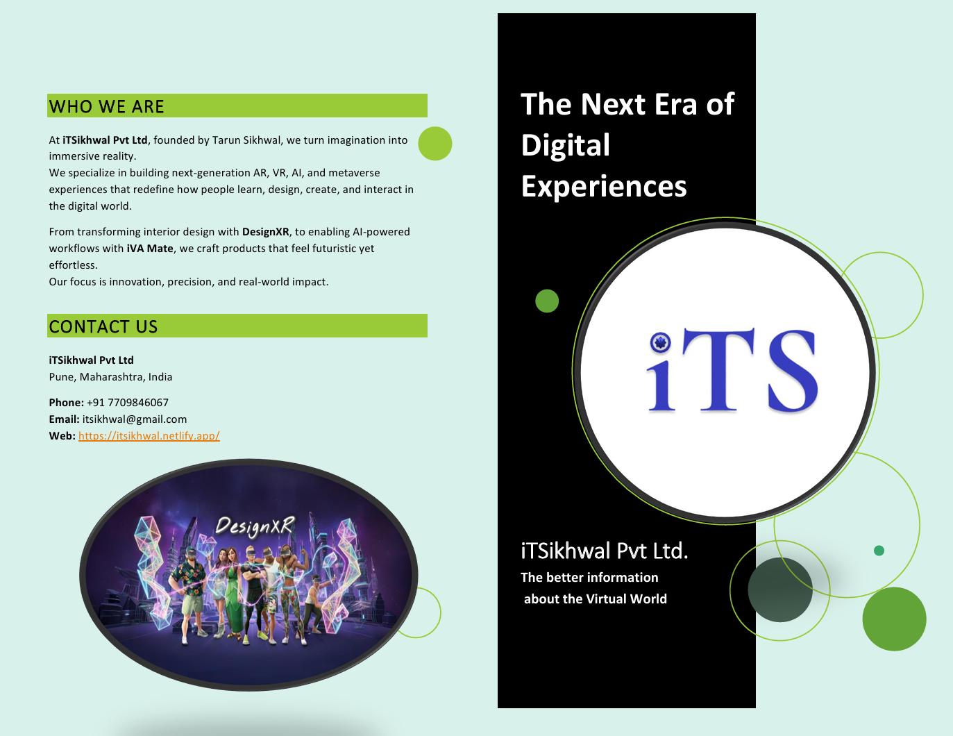 Preview of Company Brochure Cover